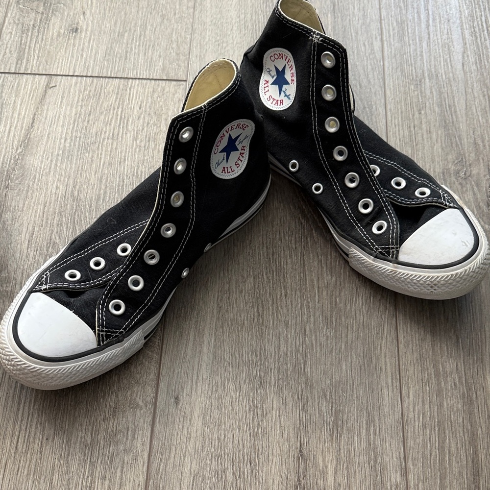 Converse Black Canvas High-Tops